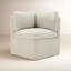 Chaise d'angle rembourrée Malcolm Performance-113436773