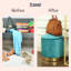 Teal Foot Stool with Storage