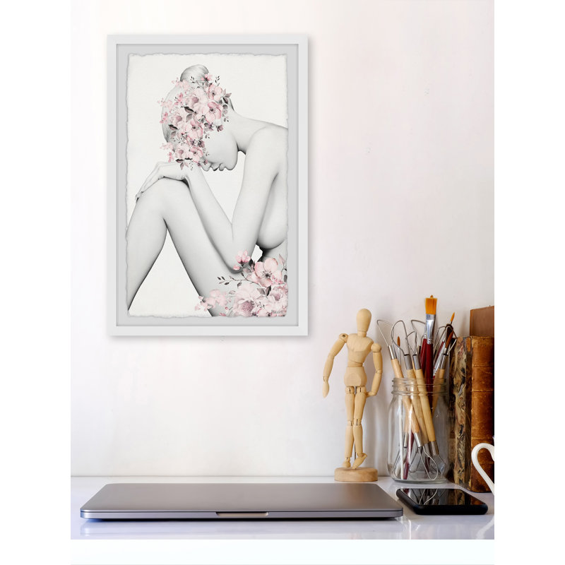 " Cherry Bloom " by Parvez Taj, 12" H x 8" W x 1.5" D