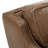 Hewett Tan Oxford Leather Sofa
