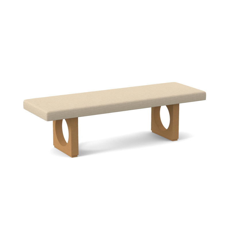 Void Upholstered Bench, Amber, UV-Rollo