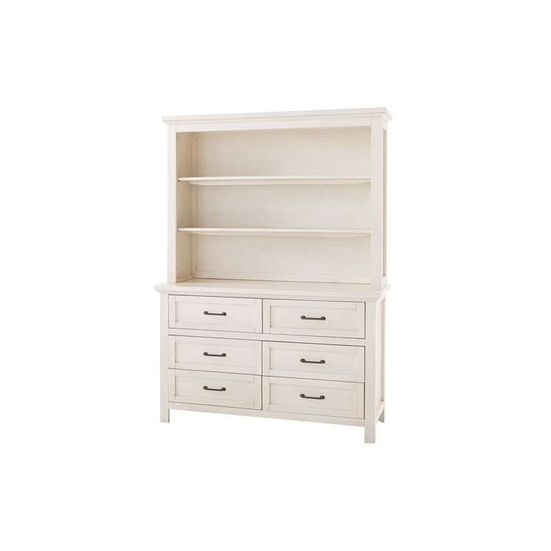 Aceline Bookcase, White Dove