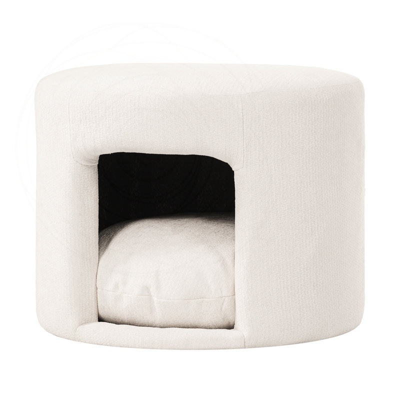 Repose-pieds pour animaux de compagnie avec coussin amovible