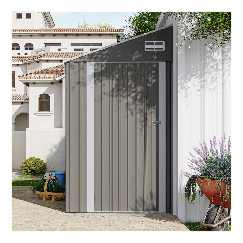 Campcraft Optional Two-Color Storage Shed, Single Hinge Door, Solid Structural Design, Good Ventilation, Surface With Protective Film, And Suitable For Various Scenarios