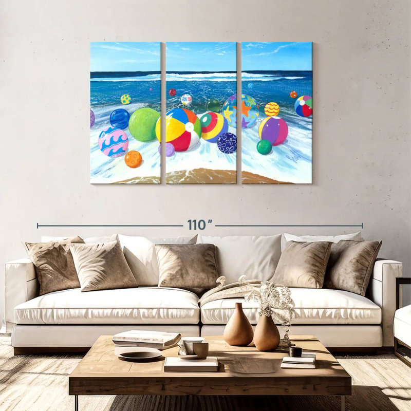 Gillard Beach Balls, 48" H x 74" W