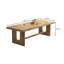 Tables de conférence simples en bois massif Burlywood-1954461564