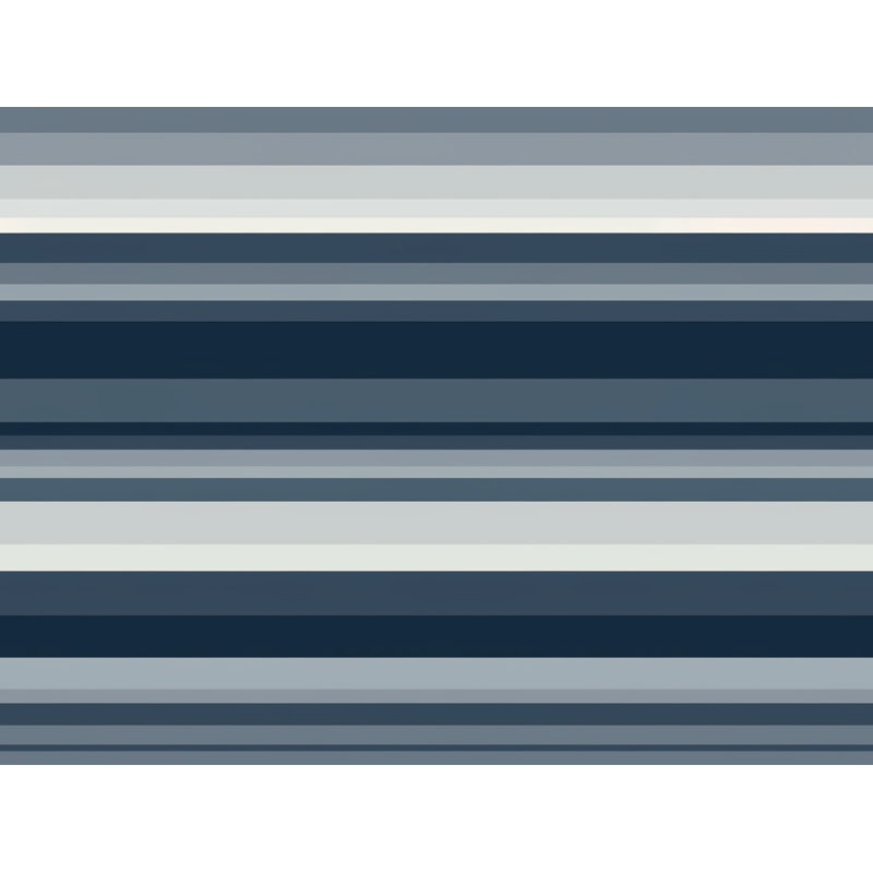 Striped Comforter, Twin Extra Long Comforter, Gray/Blue