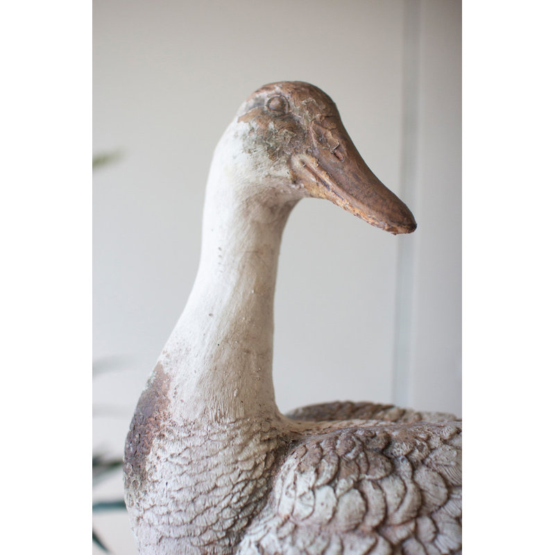  Tête de canard en faux béton 17,5 po H