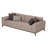 Kother Upholstered 94.48'' Sleeper Sofa