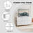 Kuth Dresser For Bedroom, 5 Storage Drawers, Wide Closet Chests Organizer Tower Furniture With Top Metal Frame For Clothes, Kids Room, Living Room, Hallway, Entryway-1224643959