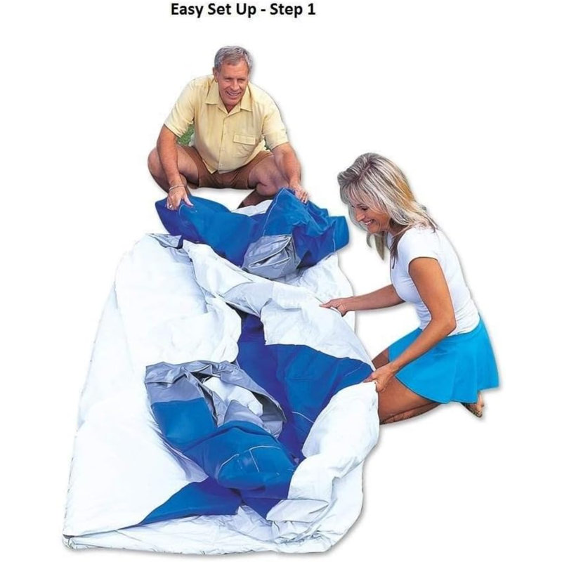 Polyvinyl Chloride (PVC) Round Inflatable Pool 26cm H x 96.1cm W x 96.1cm L