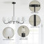 Wrought Iron 5-Light Chandelier-2134210162-2144607141