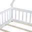 Lit simple en forme de tente, lit tipi avec garde-corps, lattes et porte, blanc-704512334-704512333