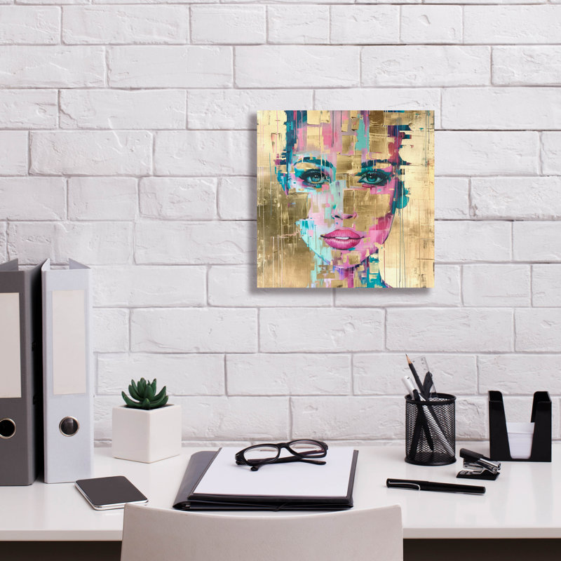«Colorful Radiance» par Svetlana Aleynikova, art mural sur toile, H 12 po x l 12 po