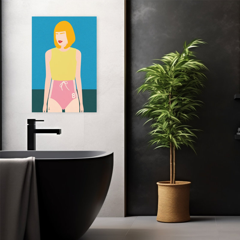 Art contemporain, art contemporain abstrait, H 24 po x l 16 po