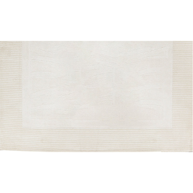 Hand-Knotted High-Quality White Area Rug