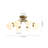 8 - Light Glass Globe Sputnik Semi Flush Mount