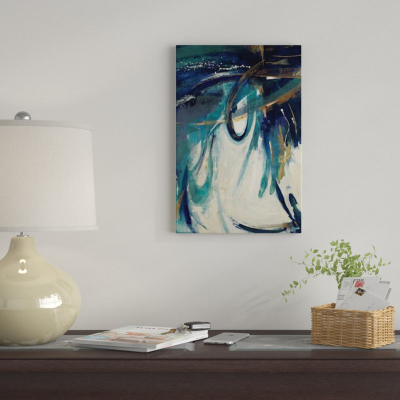 «Broad Strokes» par Liz Jardine, reproduction sur toile tendue sur châssis, H 18 po x l 12 po x P 1,5 po, Toile tendue