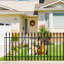Metal Garden Fence Panels, 5 Pack, No-Dig Decorative Post Tops-1738446874-1738446944