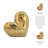 Millsap Ceramic Geometric Heart Sculpture-912568850-874586399