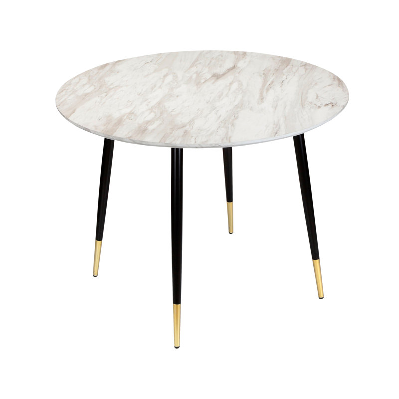 Arianna Round Metal Base Dining Table