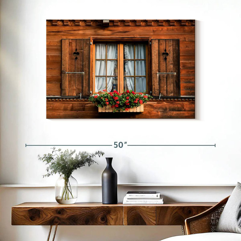 Lilie House Window, 26" H x 39" W