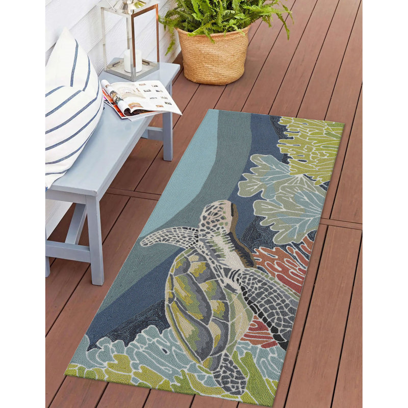 Hemsworth Indoor / Outdoor Rug, Runner 2' x 5'