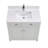 36" Solid Wood Bathroom Vanity with 1" Engineered Marble Top, Single Sink-240842221-240842210