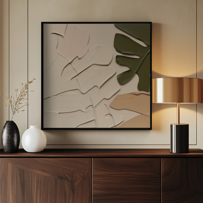 Sketch Faune I, 40" H x 40" W, Black