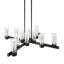 Lustre 12 lumières Vasiliya / noir mat-469229045
