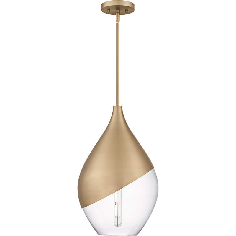 Drover 1-Light Pendant, Gold