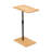 Sofa Side Table With Adjustable Height And Multiple Storage Options