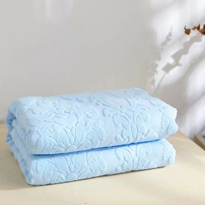 Couverture en coton , Bleu