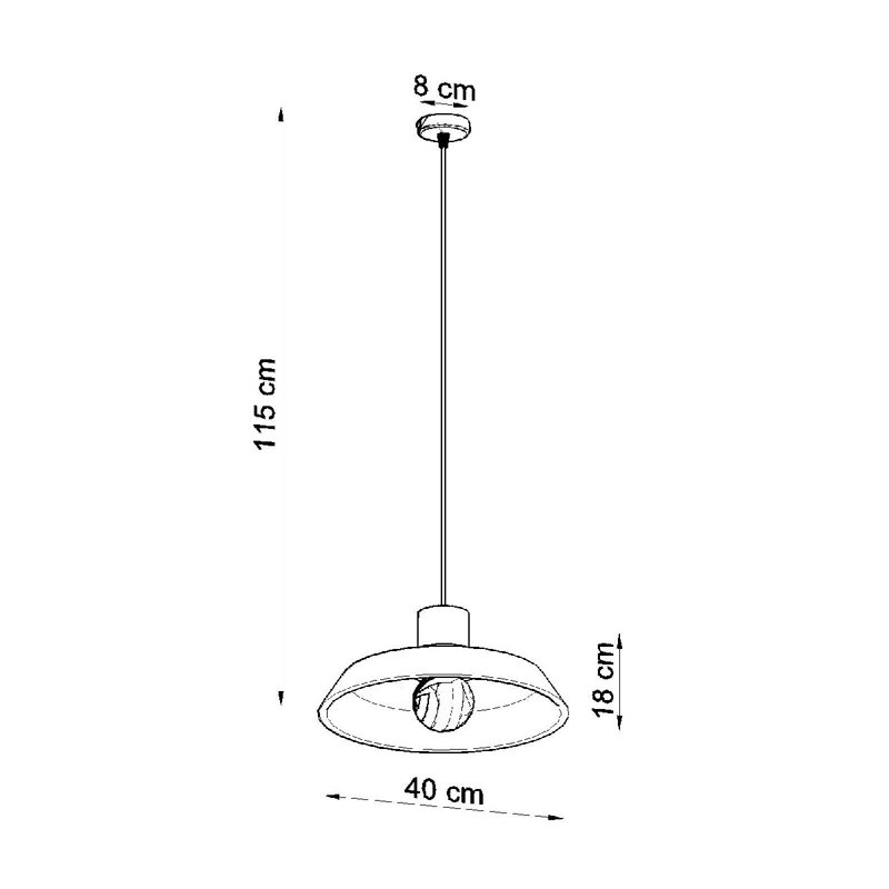 Corbridge 1 - Light Cone Pendant