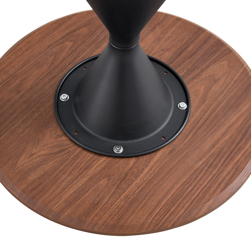 Table basse Ehrentraud, Noyer, Noir, noir, noir, noir