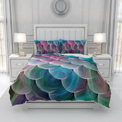 Polyester Geometric Shapes Duvet Cover