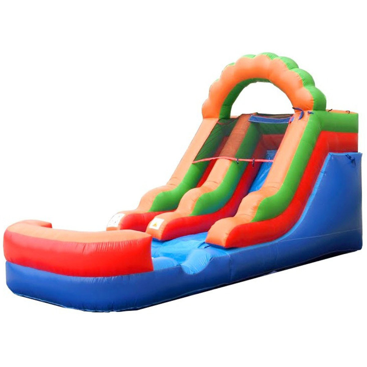 Pogo Bounce House 9' x 21' Inflatable Slide with Water Slide and Air Blower & Reviews | Wayfair