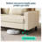 Cozynest 79" Corduroy Square Arm Loveseat-397323636