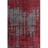 Rapture Red/Gray Luxury Area Rug