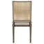 Ensemble de 2 chaises d'appoint à dossier en rotin Stewart