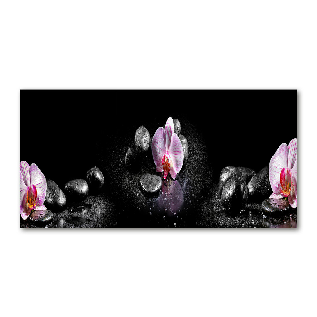 Orchidee - Kunstdrucke auf Leinwand - Wrapped Canvas