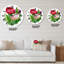 Belles fleurs de tulipe - horloge murale traditionnelle-60327072