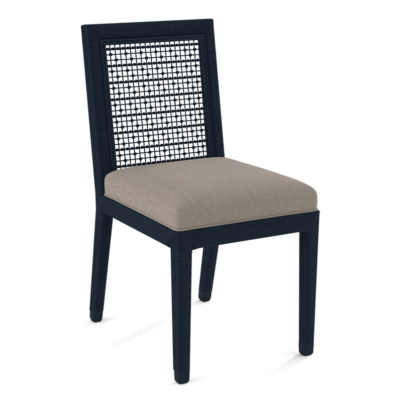 Chaise d'appoint Glinda, Marine, Performance de Crypton en pierre; 0884-83
