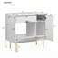 36" Bathroom Vanity with Resin Basin Sink