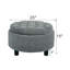 Table basse ronde avec rangement 25 pouces-9434483
