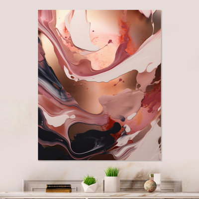 Décoration murale Hetton Ocean Waves Fluidité dans le marbre IV