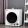 Homcom 3.22 Cubic Feet Portable Clothes Dryer with 5 Drying Modes in White