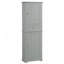 Armoire de rangement de 67,3 po de hauteur avec tiroir et tablette réglable-1289040539