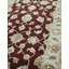 Hand-Knotted High-Quality Red and Cream Runner