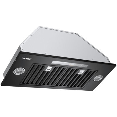 Range Hood Insert, 30 Inch Built-in Kitchen Vent Hood, 800CFM Steel Stove Hood, with Gesture & Touch Control, LED Light, Baffle Filters, 4-Speed Exhaust Fan, Ducted/Ductless Convertible